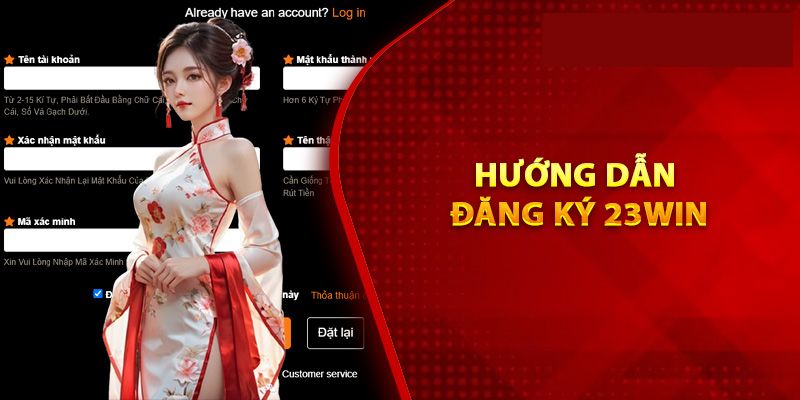 Hướng dẫn quy trình 3 bước đăng ký 23WIN